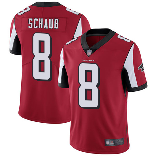 Atlanta Falcons Limited Red Men Matt Schaub Home Jersey NFL Football #8 Vapor Untouchable